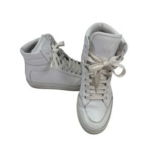 KOIO High Top Sneakers White Leather Italy Size 7.5 8 EU 38 90s Streetwear